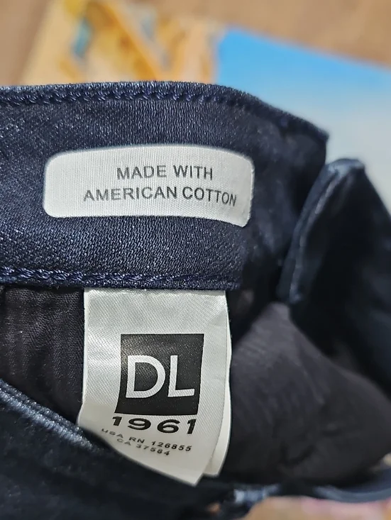 DL1961 Farrow Skinny Jeans Dark Navy Size 25 - Picture 4 of 6